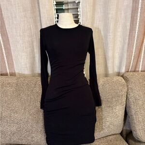 YNS Generic Classic Black Long Sleeve Dress